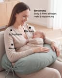 furora BABY Stillkissen XXL lang: Seitenschläferkissen & Schwangerschaftskissen Bild 3