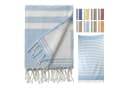 furora HOLIDAY Badetuch 100x200 cm Frottee 100% Baumwolle Blau Bild 2