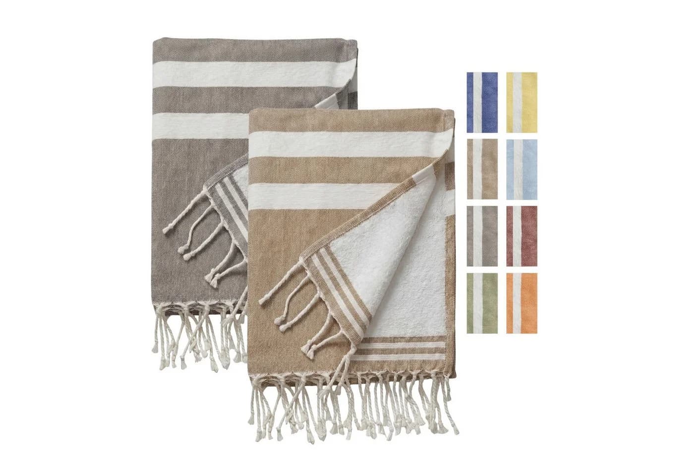 furora HOLIDAY Badetuch 100x200 cm 100% Baumwolle Frottee - Bild 2
