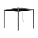 GFP Pergola Pavillon Anthrazit mit verstellbarem Lamellendach Bild 1