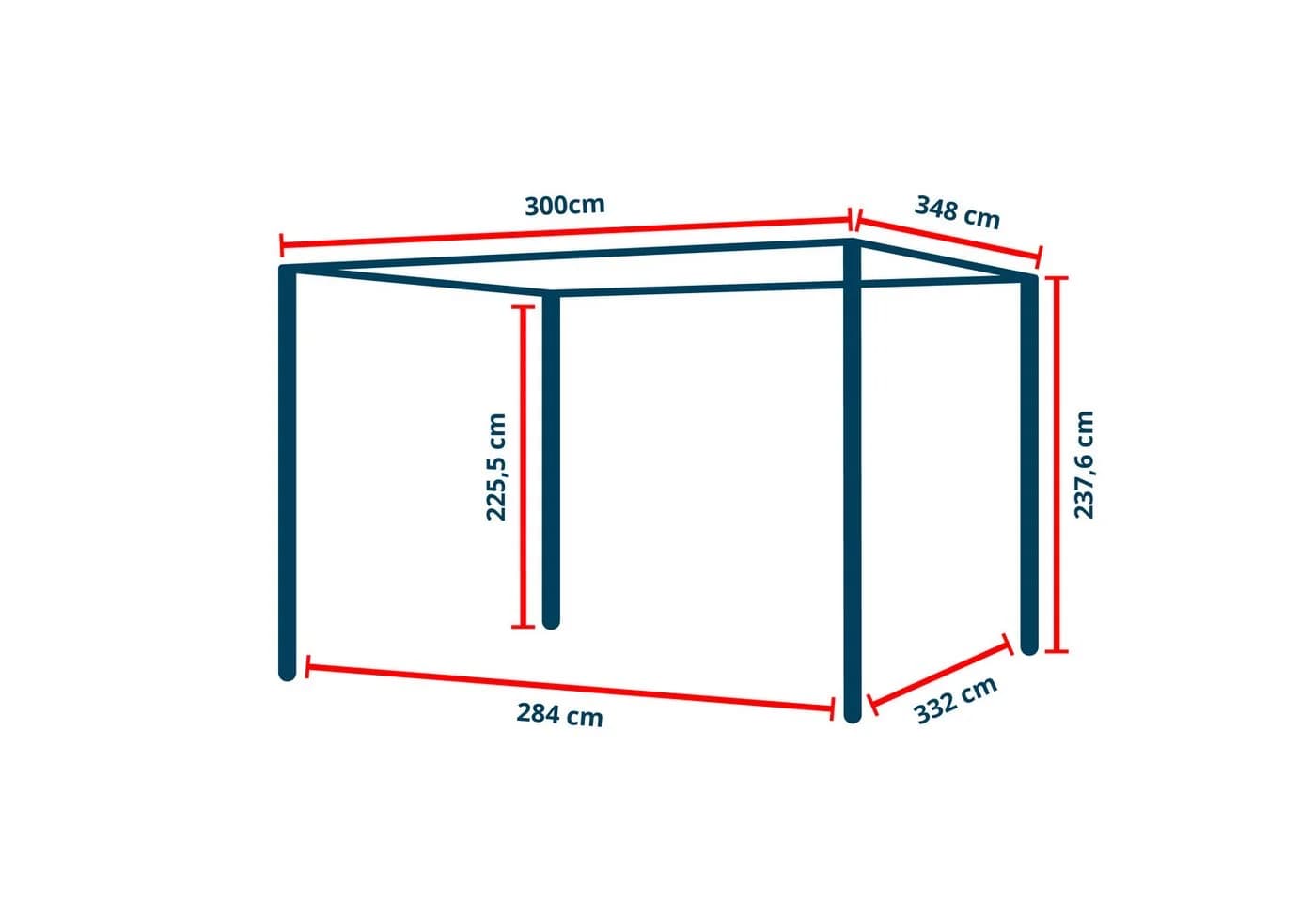 GFP Pergola Pavillon Anthrazit mit verstellbarem Lamellendach - Bild 2