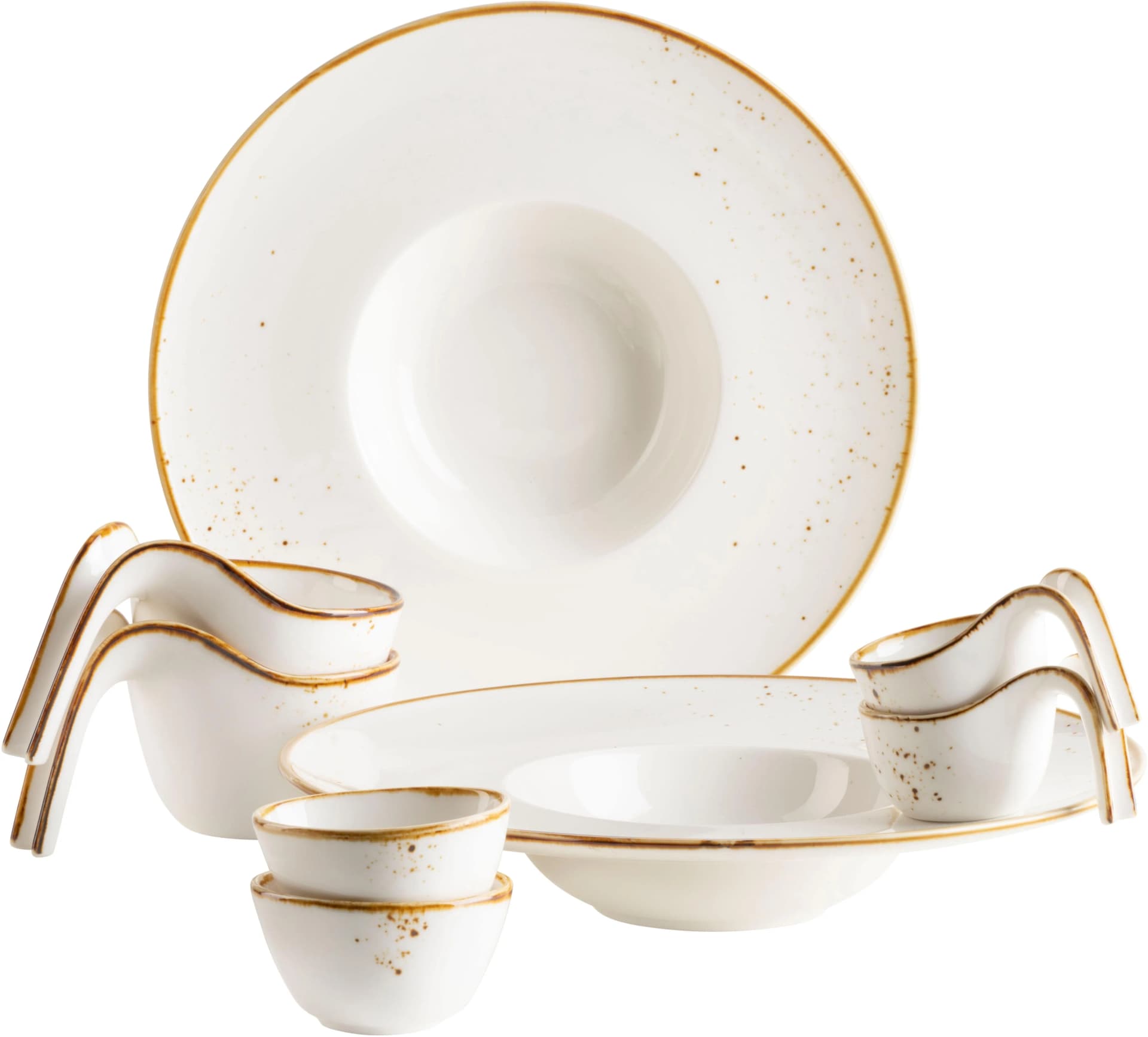 Mäser Gourmet Set Porzellan Pintar Beige/Braun - Bild 2