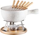 Mäser Käsefondue Set Pintar Braun Creme Keramik 2,6 Liter Bild 2
