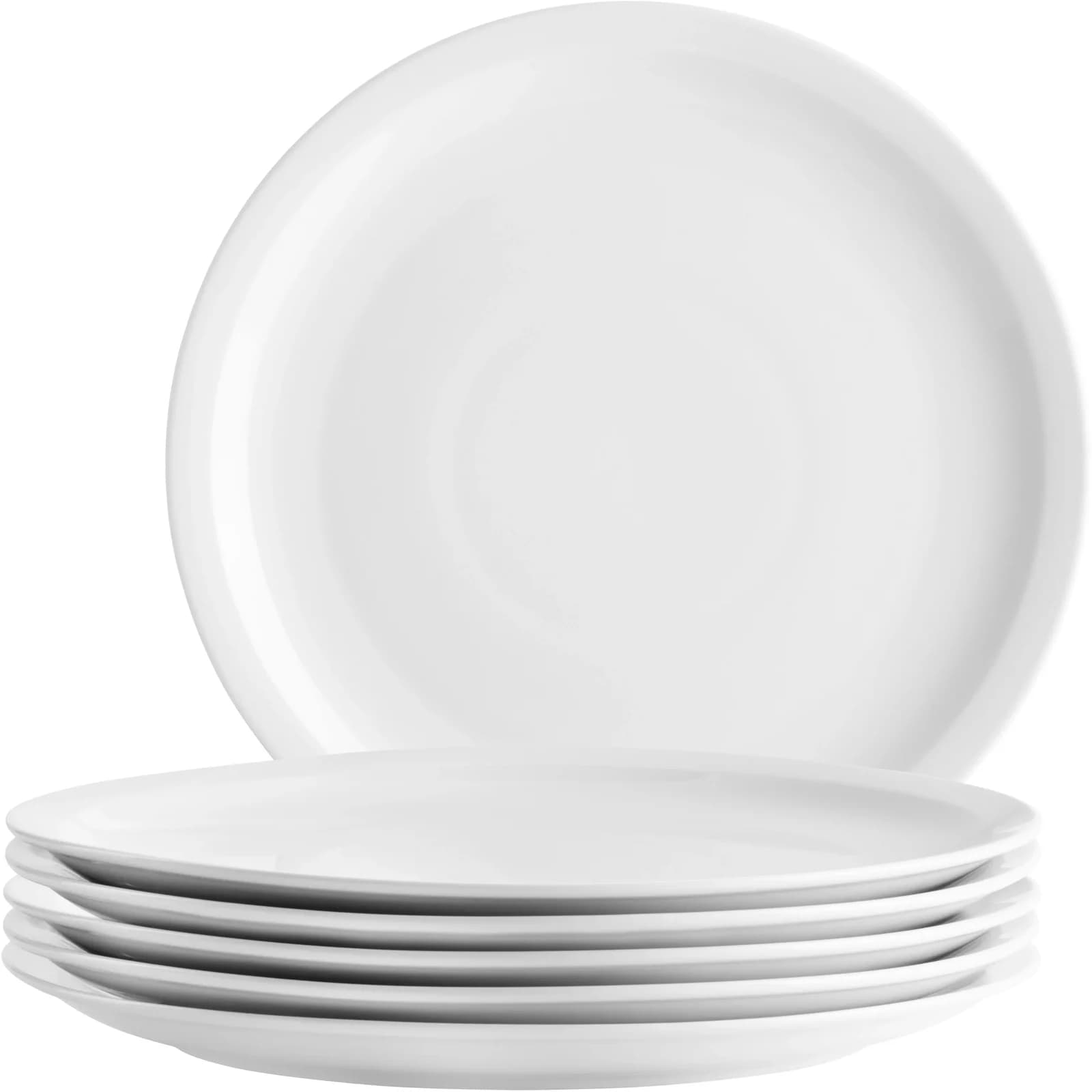 Pizzateller Set MÄSER 'BARCA' Porzellan Weiß Ø30,5cm 6-teilig