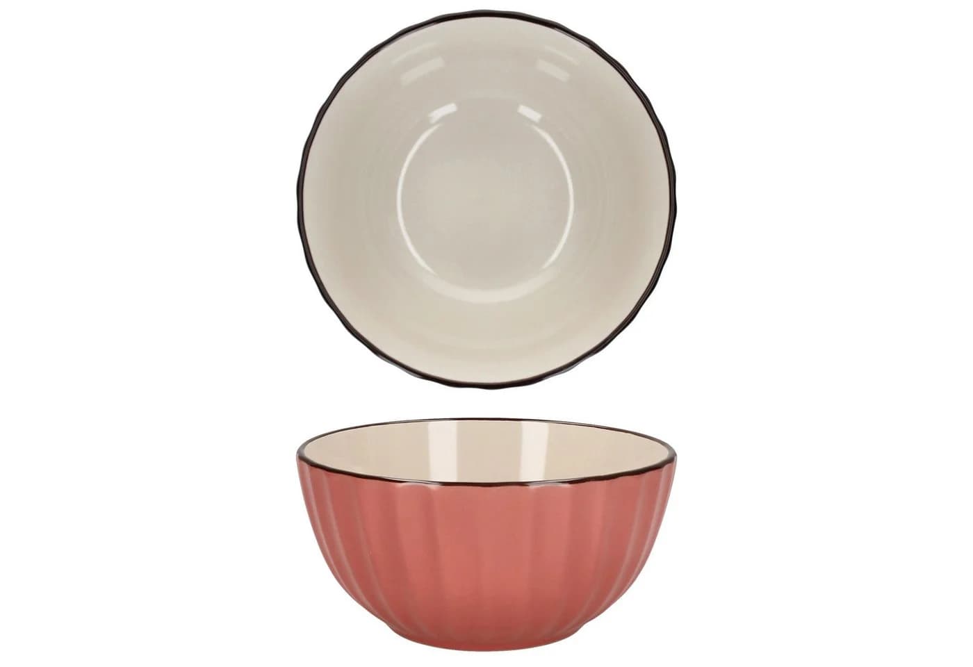 MÄSER Müslischale OSITA Rose 6x Steingut rosa creme - Bild 4