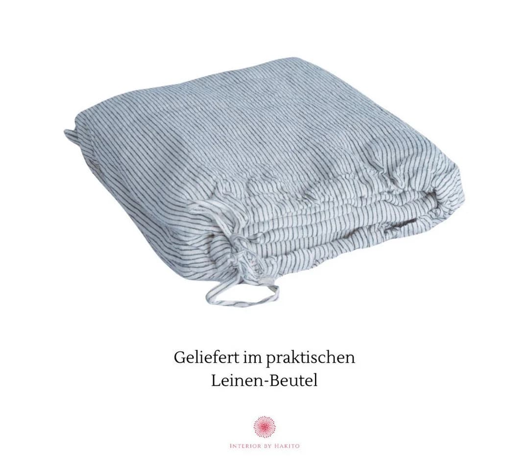 Interior by Hakito Spannbettlaken 100% Leinen GOTS-zertifiziert - Bild 5