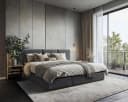 Familienbett Domino Combo Anthrazit Textil Bild 1