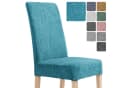 Simloveve Stuhlhusse Stretch Hellblau Elastisch Waschbar Bild 2
