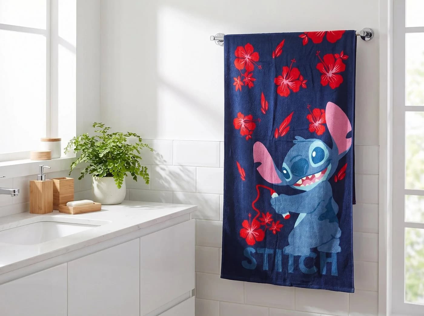 Disney Strandtuch Lilo und Stitch 70 x 140 cm Baumwolle - Bild 5