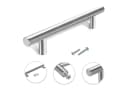 Clanmacy Stangengriff Edelstahl 10er Set Modern Gebürstet Bild 5