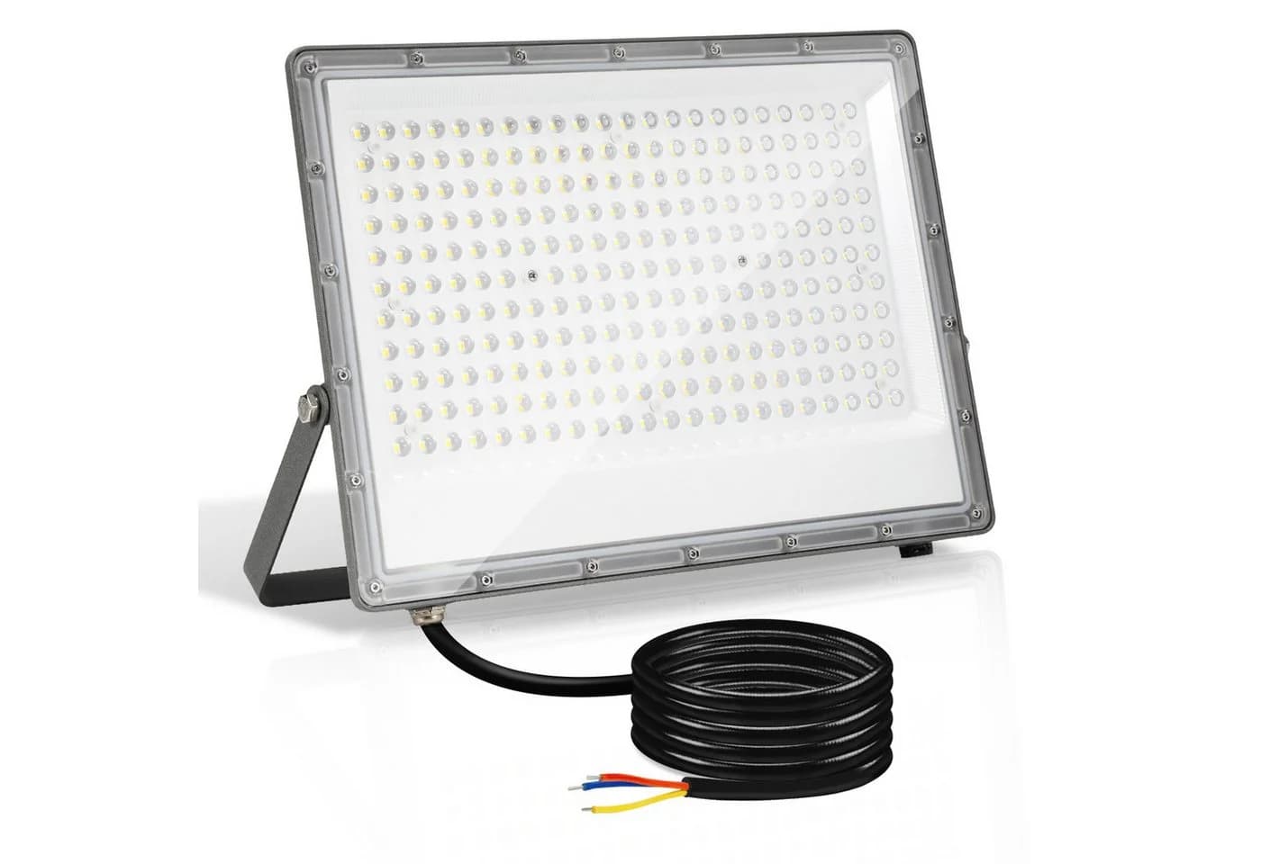 Clanmacy LED Flutlichtstrahler 150W Schwarz Kaltweiß - Bild 2