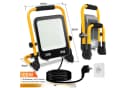 Clanmacy LED Baustrahler 100W IP66 Wasserdicht mit Stativ Bild 1