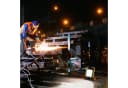 Clanmacy LED Baustrahler 100W IP66 Wasserdicht mit Stativ Bild 5