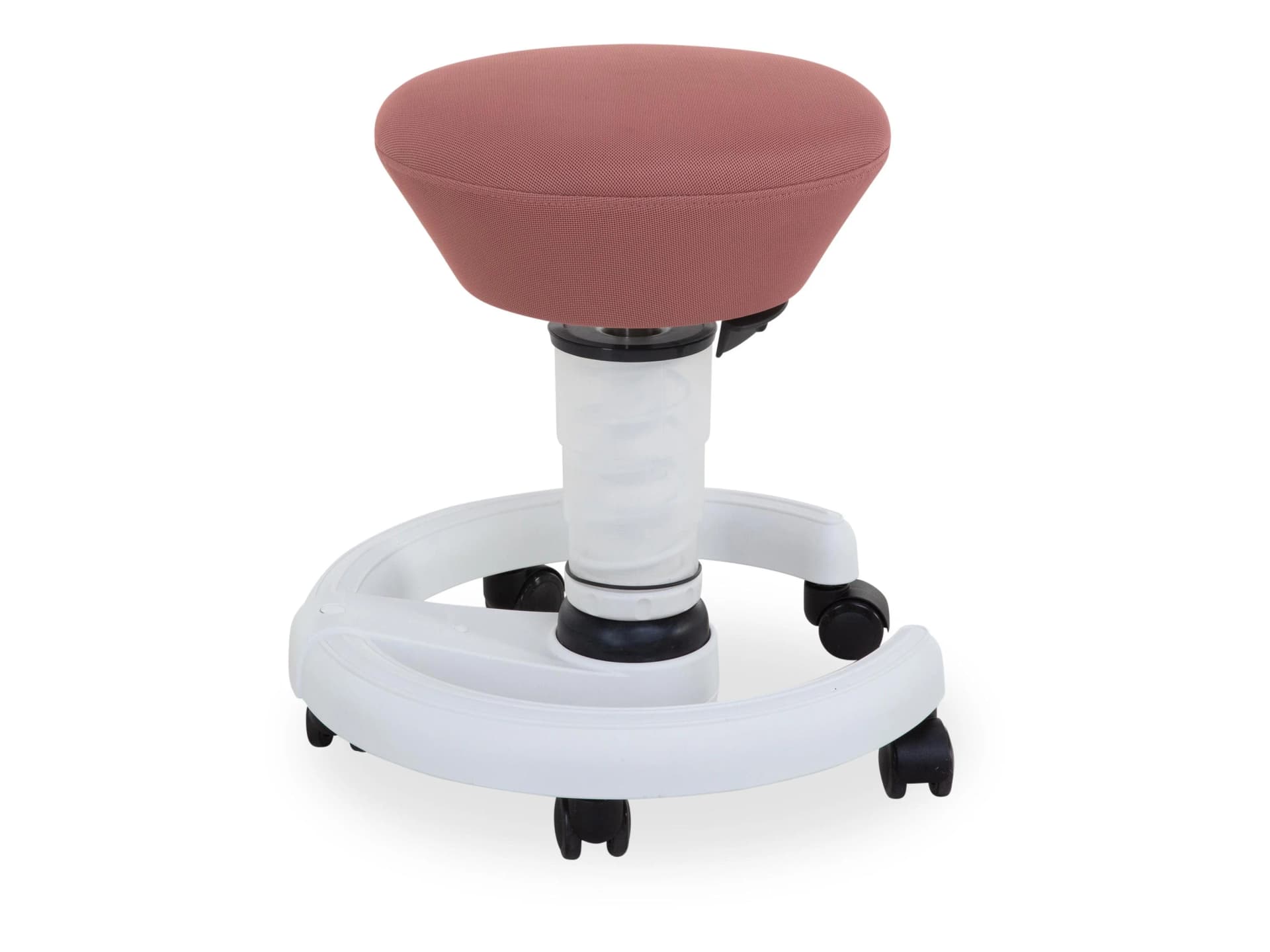 AERIS Hocker SWOPPSTER Rosa/Weiß Stoff