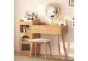 i@home Schminktisch-Set mit LED-Spiegel, 3 Schubladen & Seitenschrank, ausziehbar Bild 2