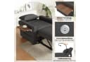 i@home Relaxsessel 1-Sitzer Sofa Grau/Beige mit USB-Ladeanschluss und Handyhalter Bild 4