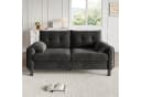 i@home 2-Sitzer Polstersofa Beige/Grau Chenille Stoff Bild 1