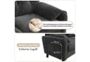 i@home 2-Sitzer Polstersofa Beige/Grau Chenille Stoff Bild 3