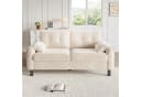 i@home 2-Sitzer Polstersofa Beige/Grau Chenille Stoff Bild 4