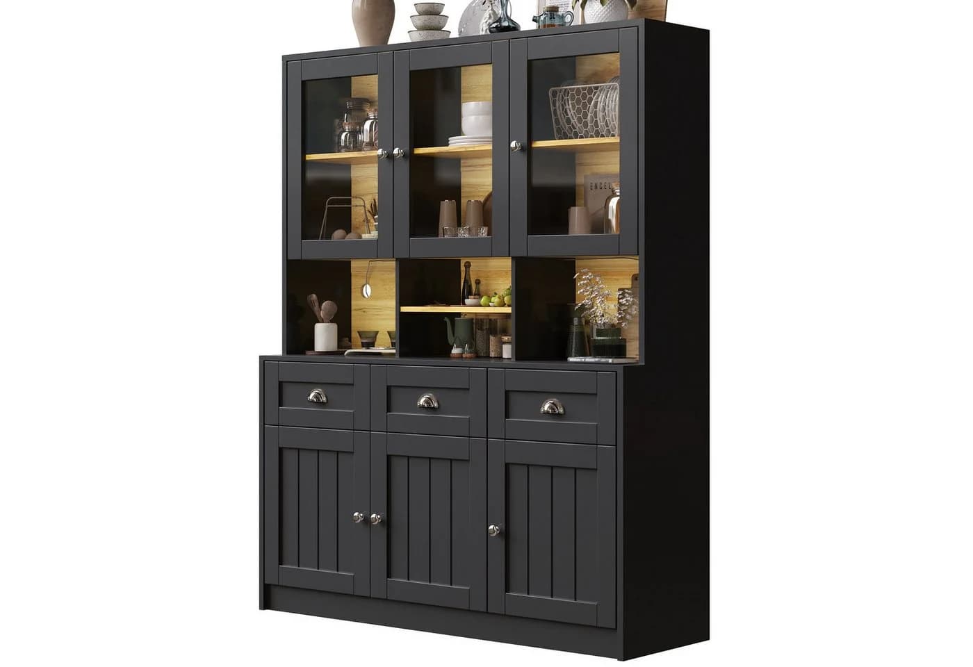 i@home Hochschrank mit LED-Beleuchtung und App-Steuerung - Bild 2