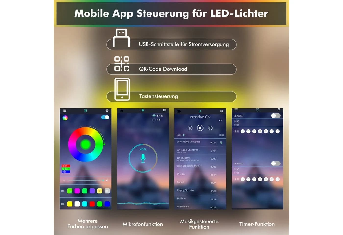 i@home Hochschrank mit LED-Beleuchtung und App-Steuerung - Bild 3