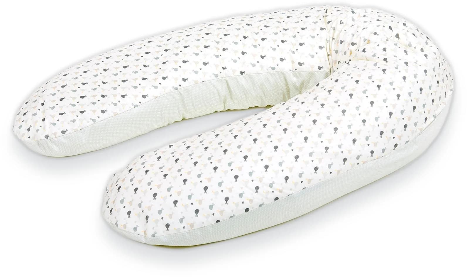 Träumeland Stillkissen DESIGN 2 Graue Vögel Baumwolle