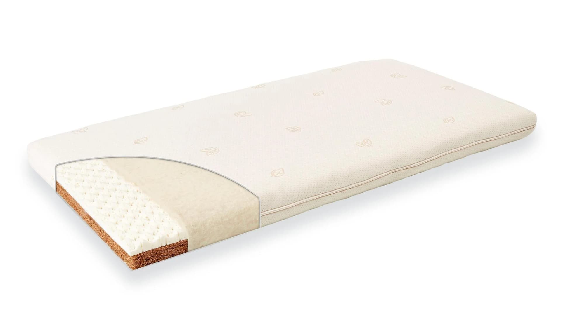 Kindermatratze TRÄUMELAND Naturglück 70x140 cm Weiß