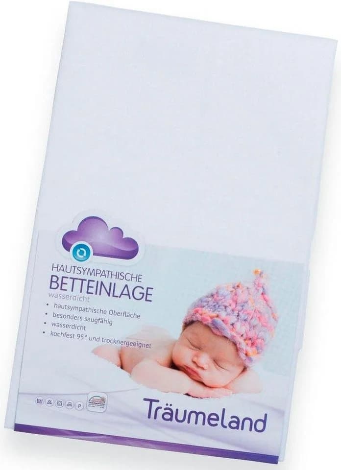 TRÄUMELAND Moltonauflage Weiß Wasserdicht Allergikergeeignet - Bild 3