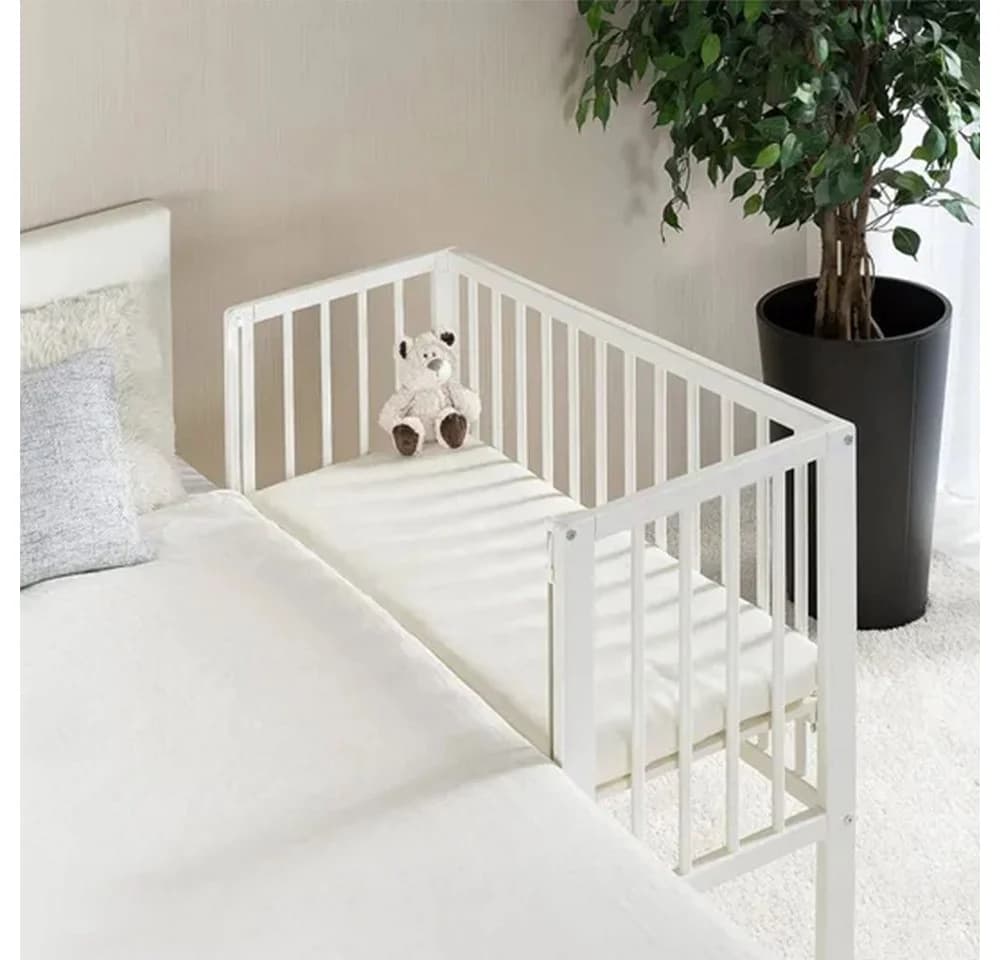 Fillikid Beistellbett Vario 2in1 Weiß Kinderbett
