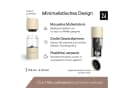 LARS NYSØM Gewürzmühle Sjæl Set 2-tlg. Edelstahl Keramikmahlwerk Beige/Weiß Bild 4