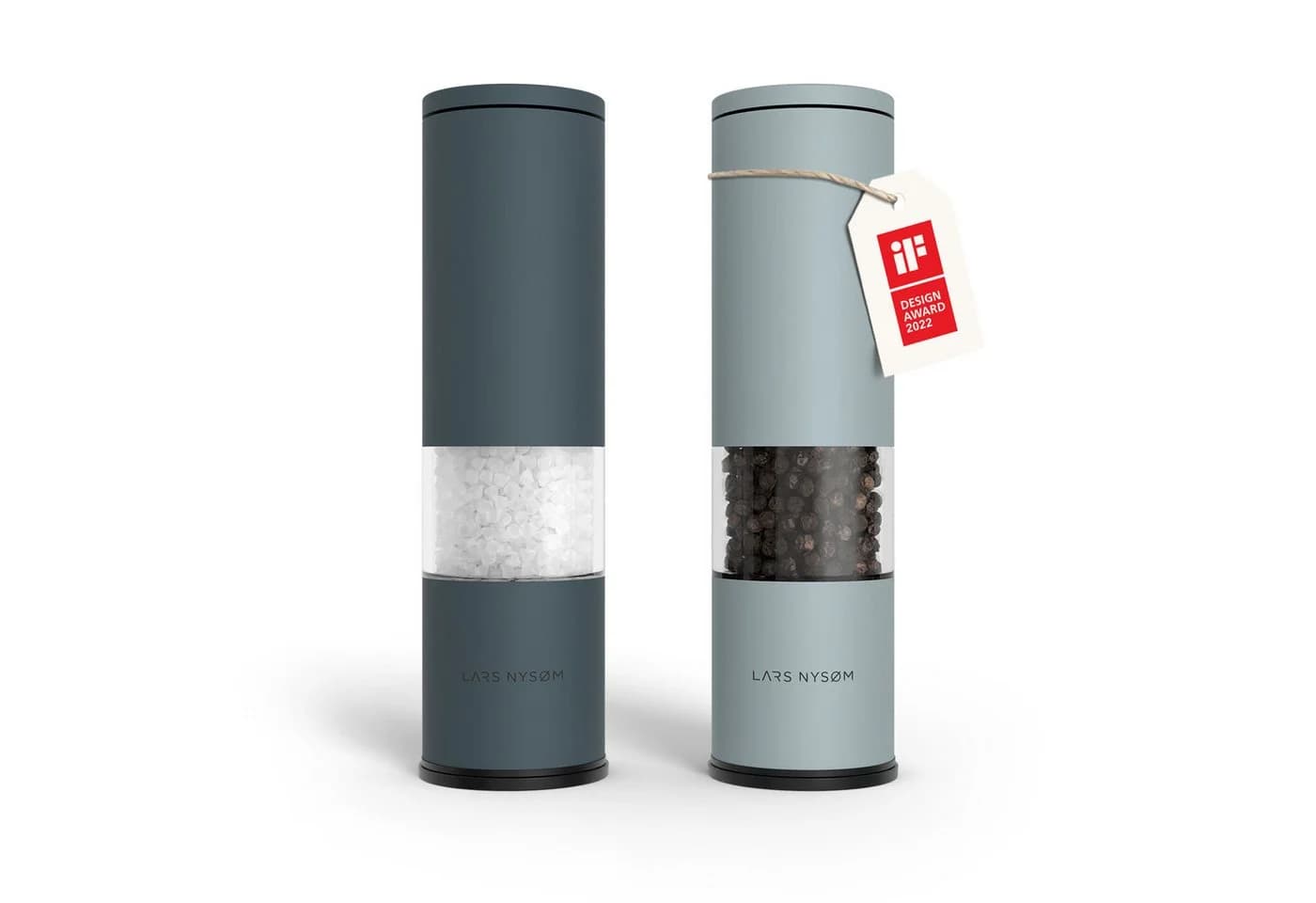 LARS NYSØM Gewürzmühle Lagom 2er Set Edelstahl Keramikmahlwerk - Bild 2