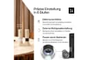 LARS NYSØM Elektrische Gewürzmühle Kryd Schwarz mit Ständer Bild 1
