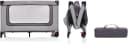 Fillikid Baby-Reisebett Standard grau melange, Inklusive Transporttasche Bild 1