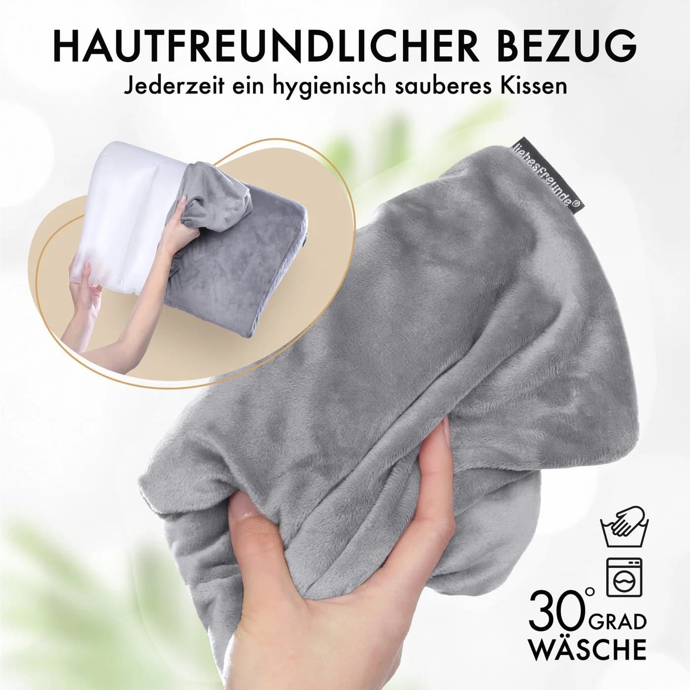 Liebesfreunde Aufblasbares Lendenkissen mit waschbarem Bezug - Bild 3