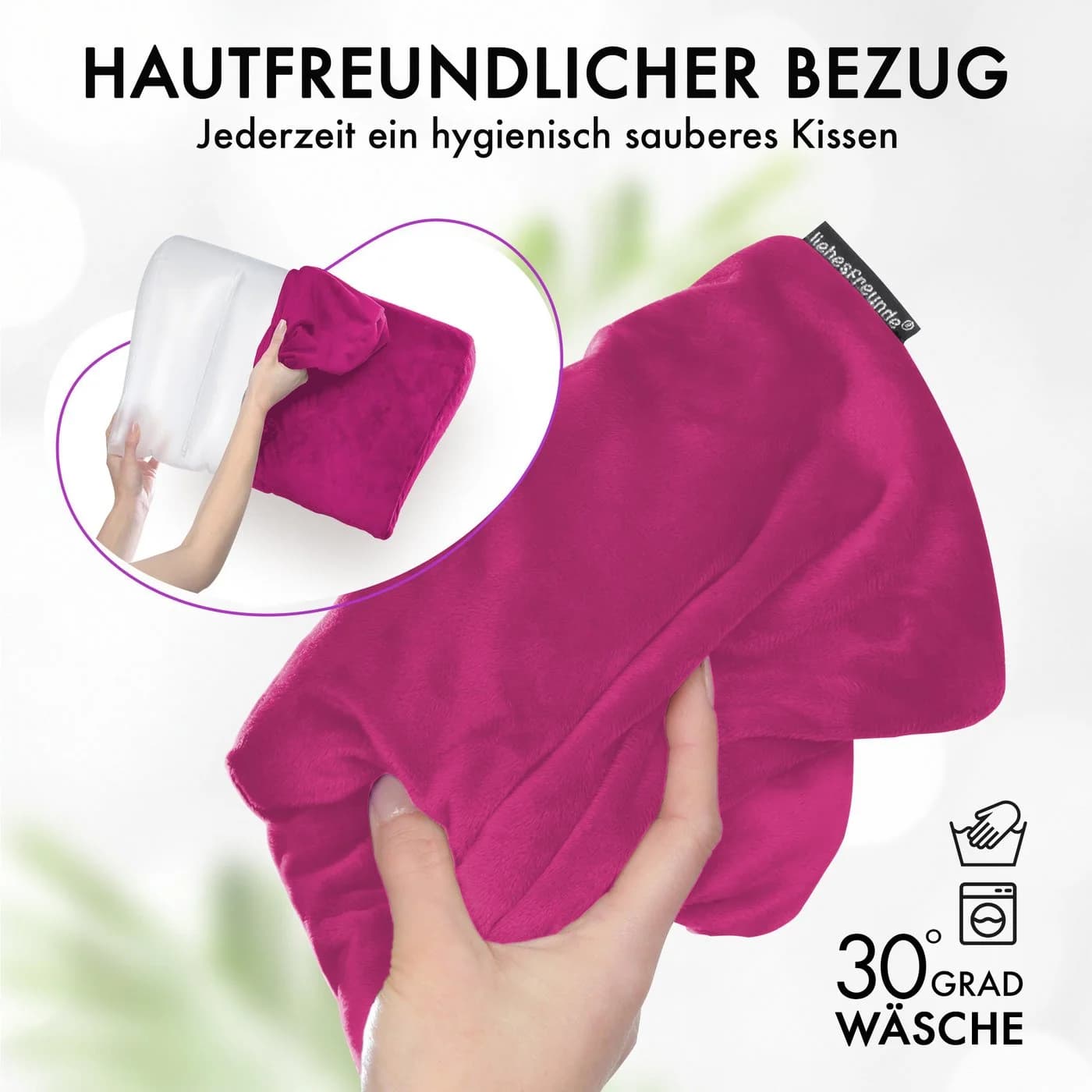 Liebesfreunde Aufblasbares Lendenkissen mit waschbarem Bezug - Bild 3