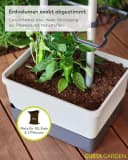 Gusta Garden Pflanzkübel CHARLY CHILI hellgrau mit Rankhilfe & Bewässerung Bild 5