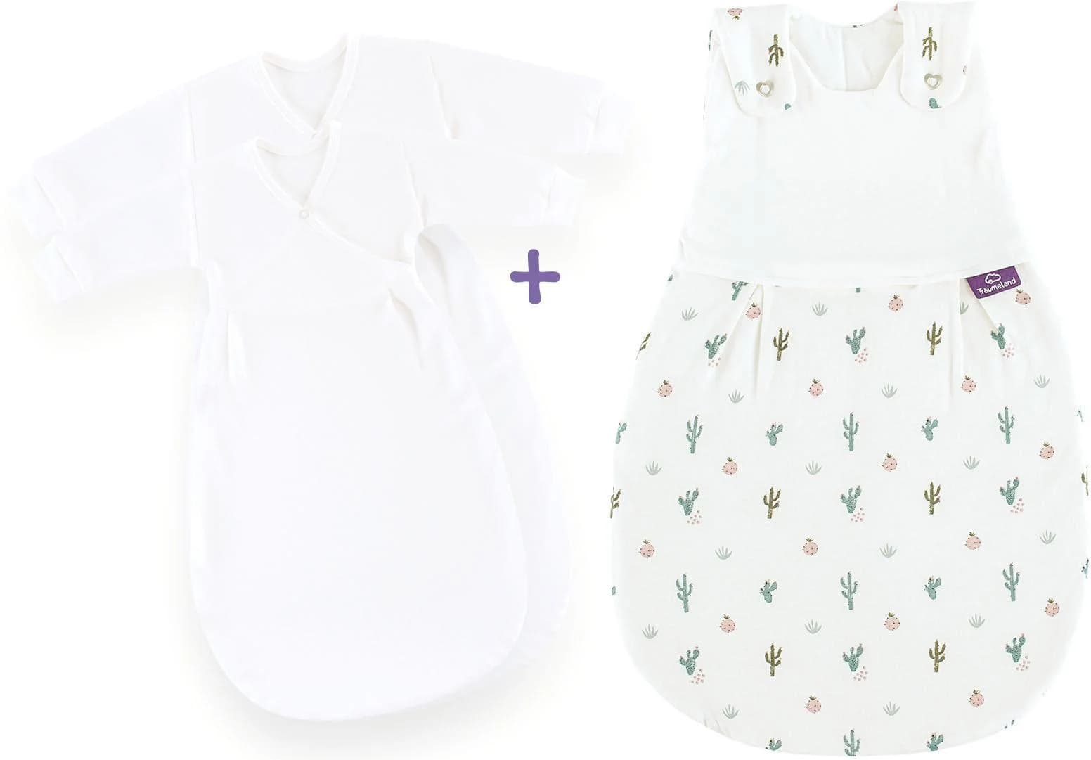 Träumeland Babyschlafsack Set Kaktusliebe 3-tlg. Bunt