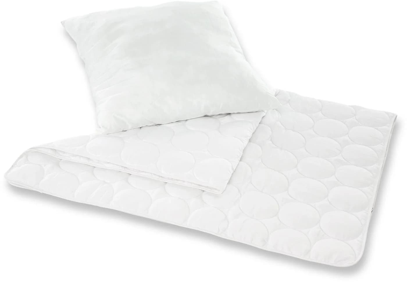 Träumeland Kinderbettdecke + Kopfkissen TENCEL™ Ganzjahresdecke Weiss - Bild 2