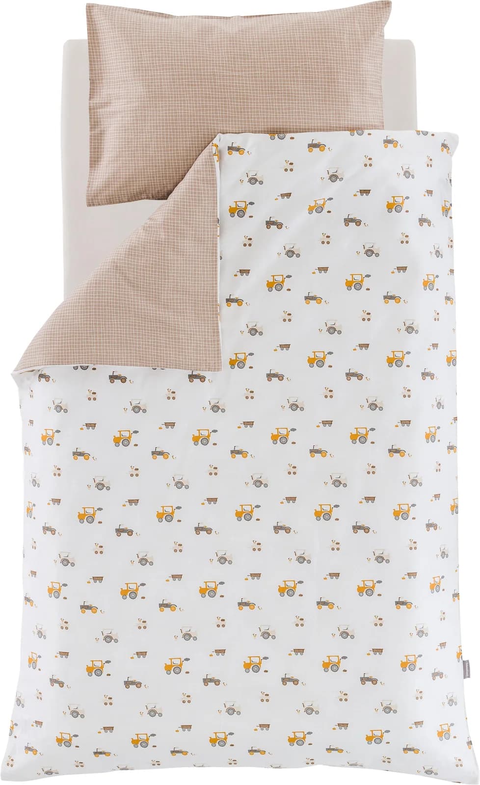 TRÄUMELAND Babybettwäsche Bauernhof Jersey 2-tlg. Bunt