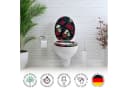 Sanfino WC-Sitz Rose Skull Holz Absenkautomatik Bild 4