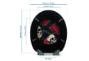 Sanfino WC-Sitz Rose Skull Holz Absenkautomatik Bild 5