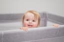 Fillikid Laufgitter Mia Melange Grau - Sicherer Spielbereich Bild 1