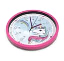 Bruni Kinderwanduhr Einhorn Blau-Pink mit Lernsystem Bild 3