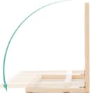 FILLIKID Bettschutzgitter Lilly Natur Massivholz 140 cm Bild 1