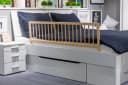 FILLIKID Bettschutzgitter Lilly Natur Massivholz 140 cm Bild 3