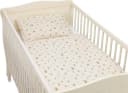Fillikid Babybettwäsche 100x140 cm Baumwolle Regenbogen Beige Bild 1