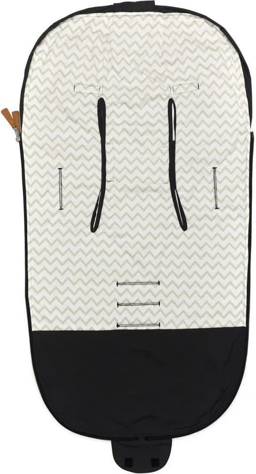Fillikid Fußsack Light Big Schwarz - Universeller Sommerfußsack für Kinderwagen - Bild 4