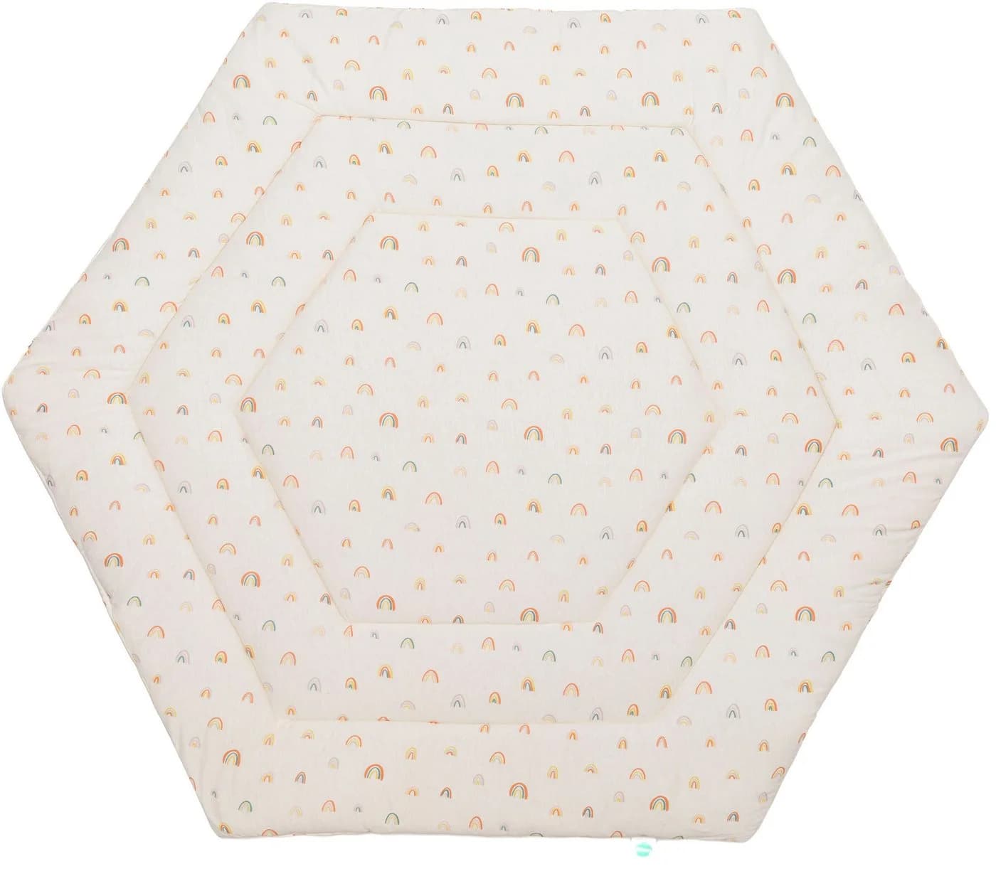 Fillikid Laufgittereinlage 6-eck Jersey Beige - Bild 2