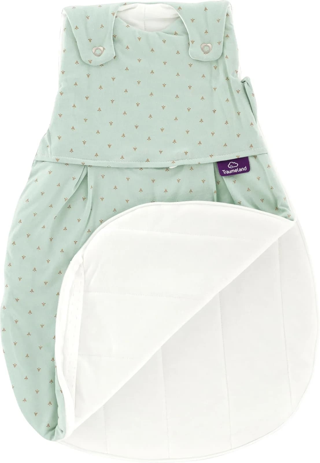 TRÄUMELAND Babyschlafsack LIEBMICH 3tlg. Set Twister grün Gr. L