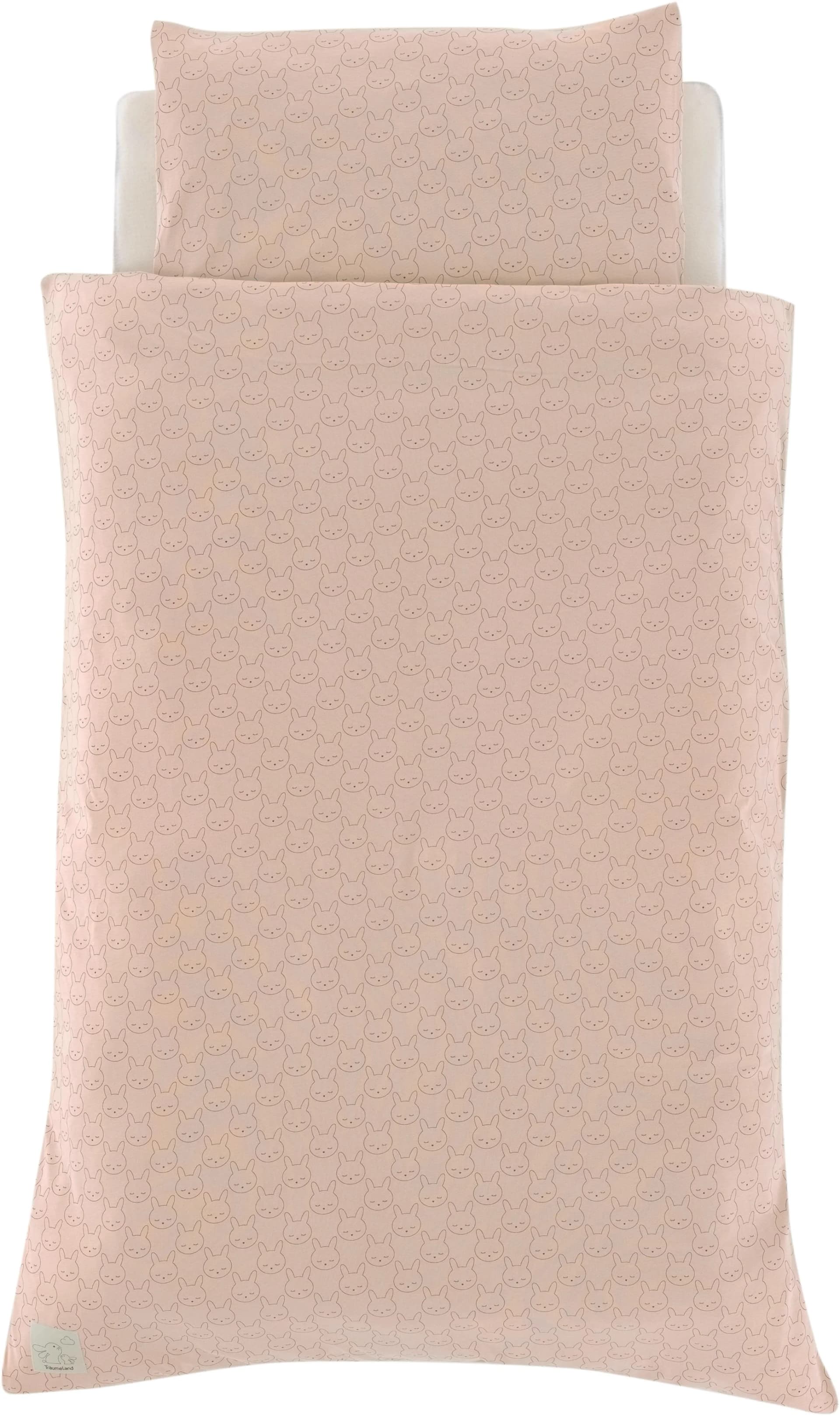 Träumeland Babybettwäsche Jersey Kuschelhase Beige